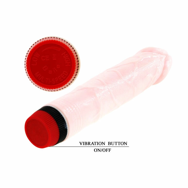 Baile Rockin Dong III Intimate System Vibrating TPR 21.5cm Beige