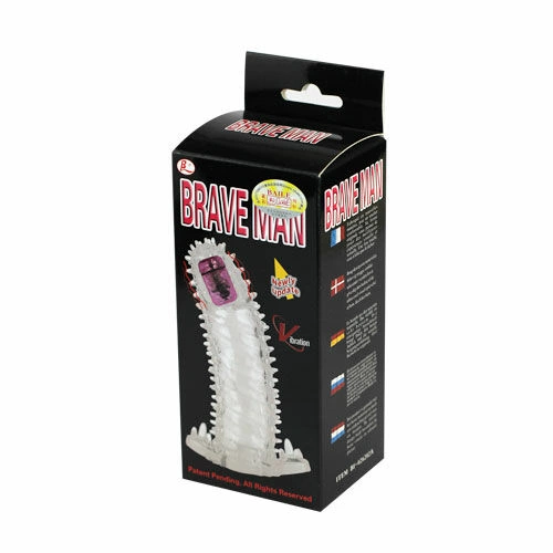 Baile Brave II Man Sensor Extension Flexible Vibrating Sleeve 18cm