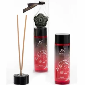 Extase Sensual Strawberry Warming Massage Oil 100ml - Intimate Care