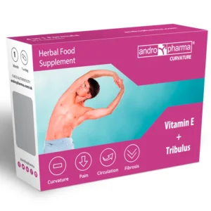 Andropharma Curvature Supplement 30 Capsules - Support for Male Intimate Health