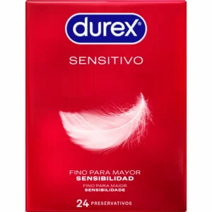 Durex Soft & Sensitive 24-Pack – anatominė plono latekso sistema