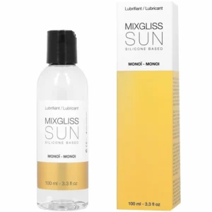 MIXGLISS Silicone Lubricant Monoi Aroma 100ml - Long-Lasting Formula