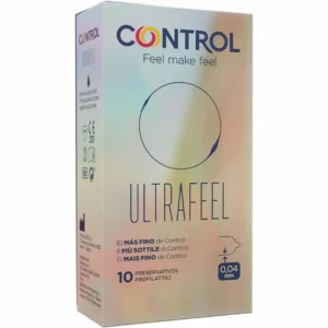 CONTROL Adapta Finissimo Ultrafeel 10 pcs - Ultra-Thin Latex, 52 mm