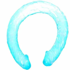 Baile Double Dong Blue 44.5 cm Flexible Dual-Ended Intimate Model