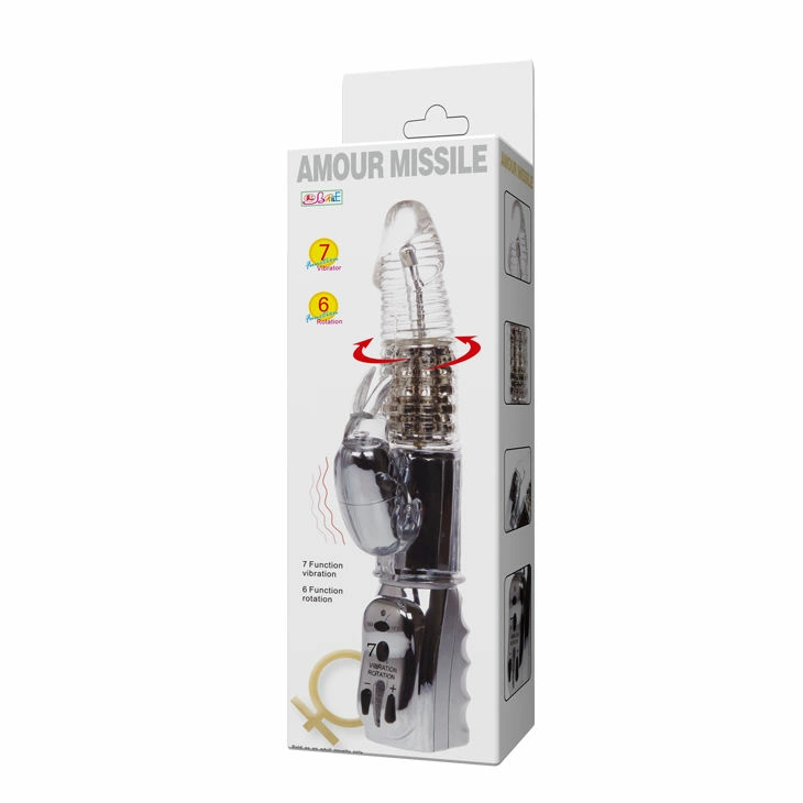 Baile Amour Missile Transparent Rotator 26.5cm Multi-Function Device