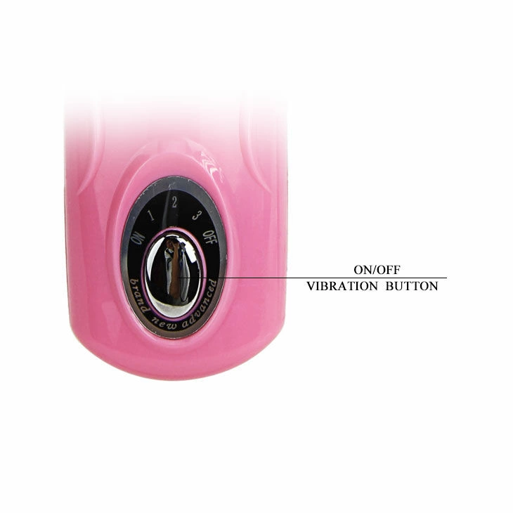 Baile Tongue Massager 3V Flexible Silicone Multi-Speed Pink
