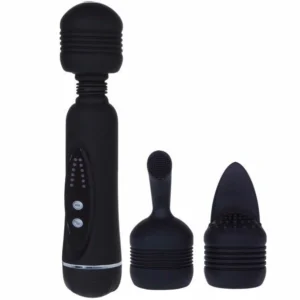 Pretty Love Flirtation Magical Massager Silicone 12 Modes Interchangeable Heads