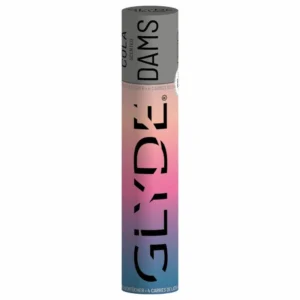 GLYDE Sheer Glyde Latex Barrier Sheet Cola Scent 25x15cm 4-Pack