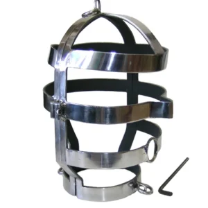 METAL HARD Steel Neck Mask with Adjustable Collar System