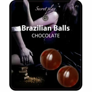 Secret Play Brazilian Balls Chocolate Scented Intimate Capsules Set of 2