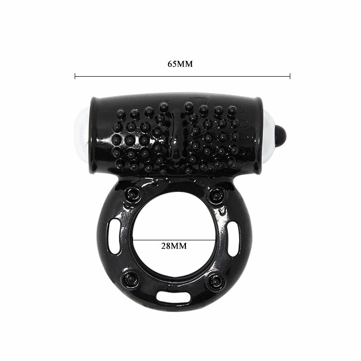 Baile Power Ring Intimate Stimulation System 10-Mode Black TPR