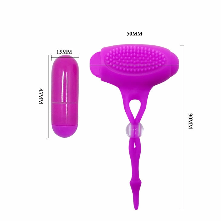 Pretty Love Bancroft Vibrating Silicone Nipple System, 2 pcs, Black