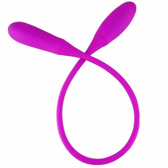 Pretty Love Smart Snaky 7+3 Vibration Flexible Dual-End Silicone Model