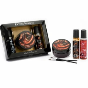 Extase Sensual Aphrodisiac Chocolate Deluxe Gift Set with Brushes