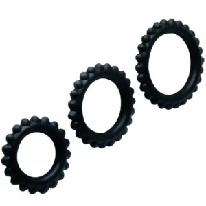 Baile Titan Set 3 Silicone Support Rings Black 28/24/19 mm