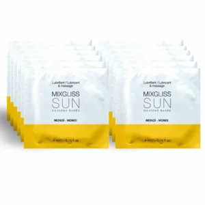 Mixgliss Silicone-Based Lubricant Monoi Aroma 12x4ml Single Dose Set