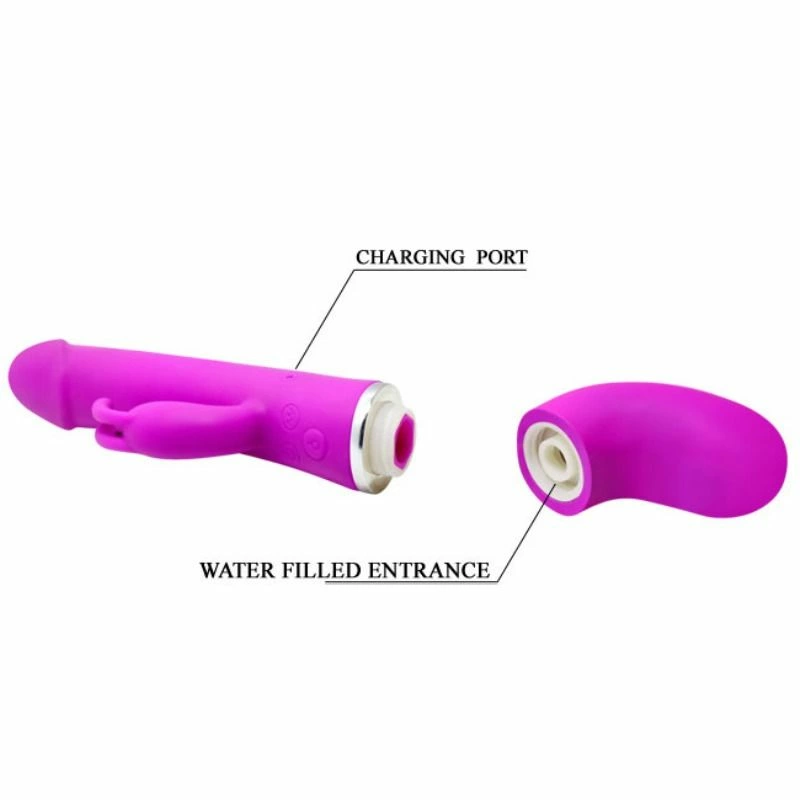 Pretty Love Henry Multi-Function Vibrator 12 Modes USB Rechargeable Pink