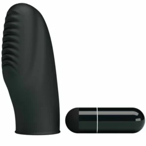 Pretty Love Flirtation Stanford Black - Silicone Vibrating Finger Device