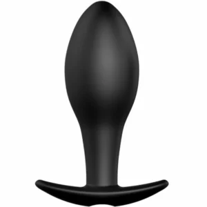 Pretty Love Anchor Shape Silicone Plug 12 Vibration Modes Black 85mm