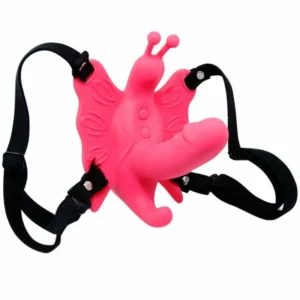 Baile Ultra Passionate Vibrating Butterfly Harness, 10 Modes, Silicone
