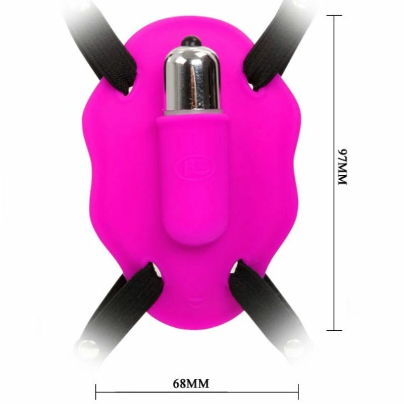 Baile Love Rider Vibrating Silicone Harness - Adjustable Intimate System
