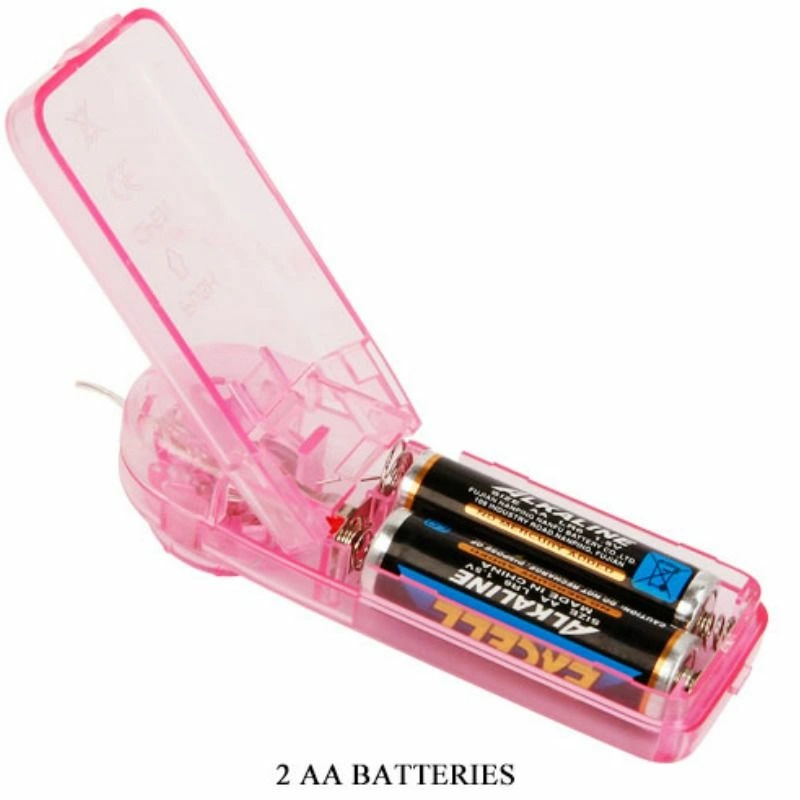 Baile Harness System with Multispeed Vibrating Butterfly, Pink, Adjustable