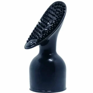 Baile Power Head Interchangeable Black Attachment - TPR, Textured Surface