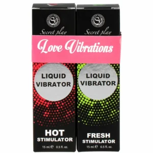 Secret Play Liquid Vibrator Duo Set - Warm & Fresh Effect 2x15ml Vegan