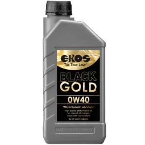 EROS Black Gold 0W40 Water-Based Lubricant 1000ml Large Bottle