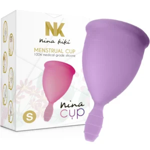 Nina Kiki Menstrual Cup Purple Size S - Medical Silicone Reusable