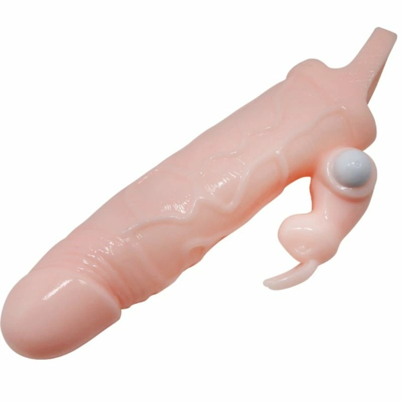 Baile Brave Man Intimate Extension with Dual Vibrating System 16.5 cm Flesh