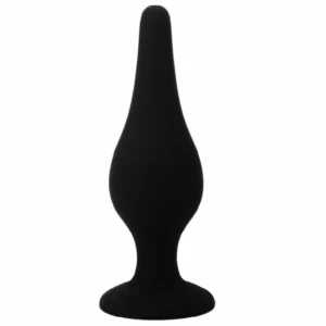 Pretty Love Silicone Ergonomic Plug with Suction Base 14cm Black