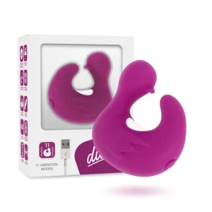 Coverme DUCKYMANIA Rechargeable Silicone Massage Thimble, Purple