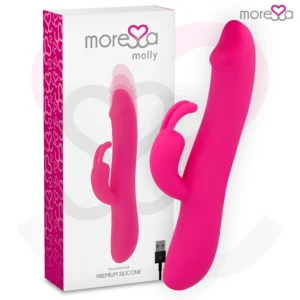 Moressa Molly Premium Silicone Dual-Motor Rechargeable Model, Purple