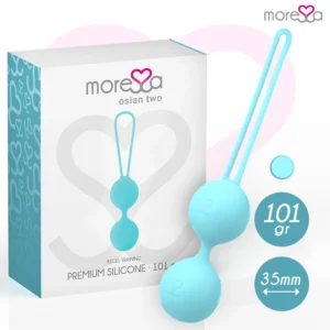 Moressa Osian Two Premium Silicone Pelvic Floor Trainer Turquoise 101g