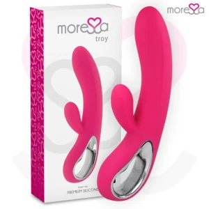 Moressa Troy Premium Silicone Dual Motor Rechargeable Vibrator 20cm
