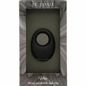 Je Joue Mio Premium Rechargeable Flexible Intimate Ring Black