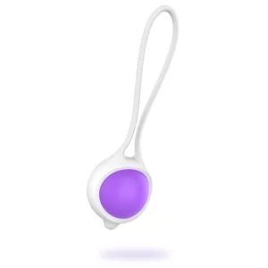 Womanvibe Keisy I Silicone Kegel Ball - Single, Soft Touch, 3.3x11.6cm