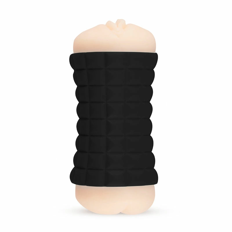 Womanvibe Gumy Dual-Entry Intimate Stimulation Sleeve 13.4cm TPR Silicone