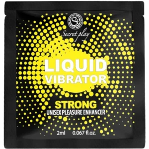 Secretplay Liquid Vibrator Gel Strong 2 ml Single Dose, Vegan, Natural