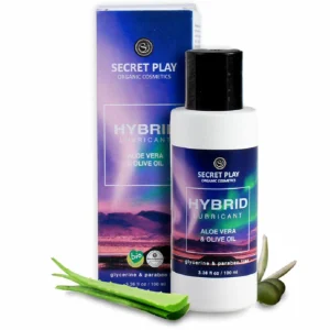 Secret Play Hybrid Organic Lubricant 100ml - Aloe Vera & Olive Extract