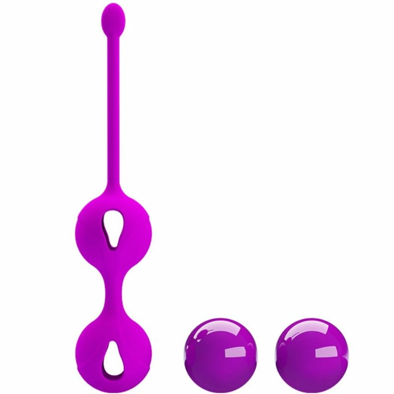 Pretty Love Tighten Up II Kegel Exercise Balls Silicone 16.3 cm Pink