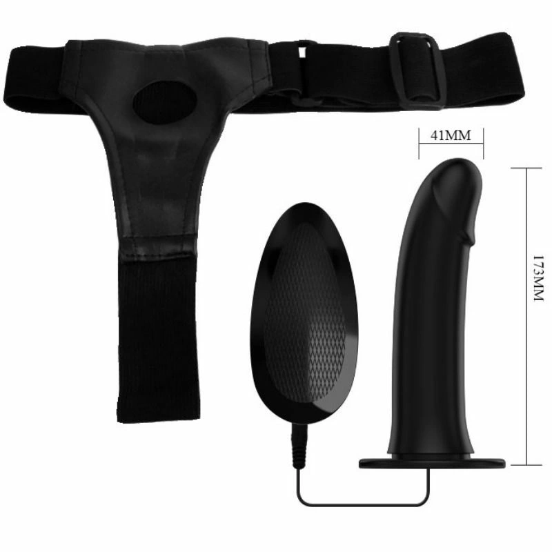Pretty Love Vito Intimate Harness System with Hollow Vibrating Insert 17.3 cm