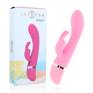 Intense Hilari Pink Silicone Luxe Dual-Motor Flexible Massager 18.9cm