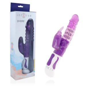 INTENSE Guppy Lilac Rotator Multi-Speed Intimate Massage Device 27cm