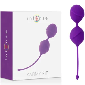Intense Karmy Fit Kegel Silicone Balls Lilac 20cm – Pelvic Floor Trainer
