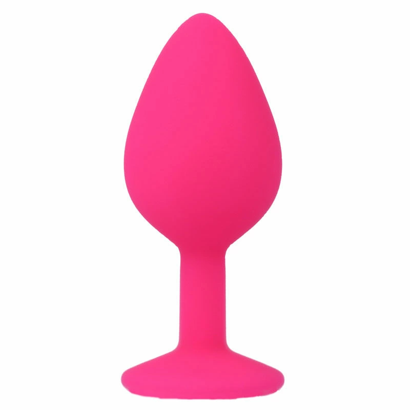INTENSE Shelki M silikoninis kištukas Fuchsia 8 cm - patogumas ir elegancija