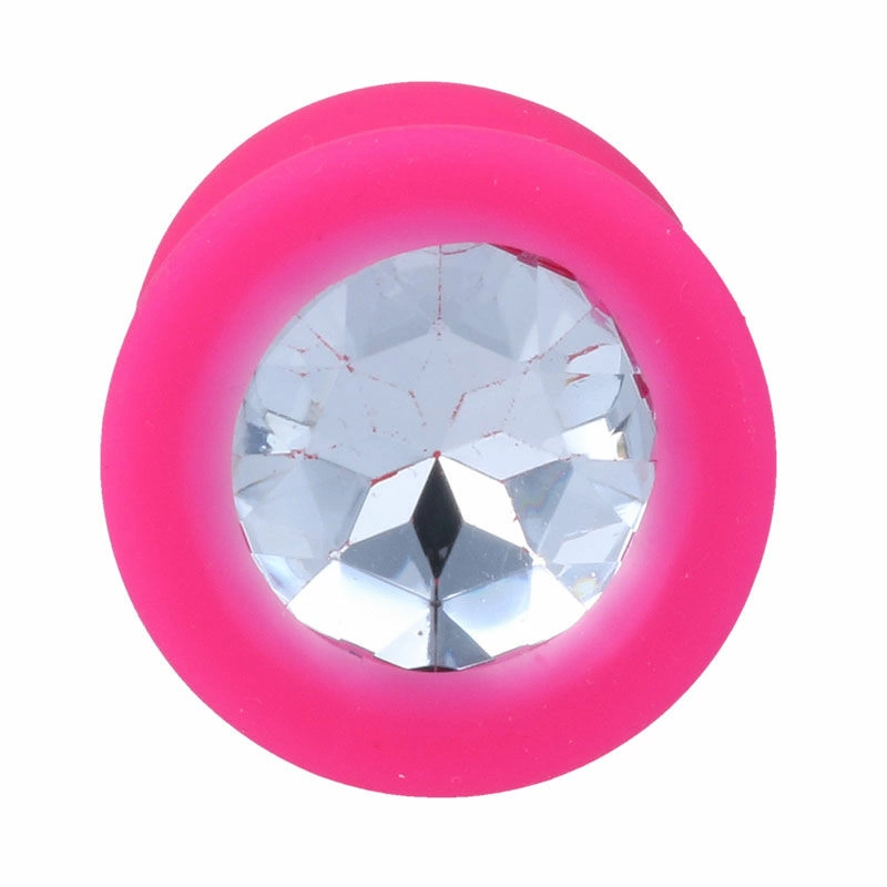 INTENSE Shelki M silikoninis kištukas Fuchsia 8 cm - patogumas ir elegancija