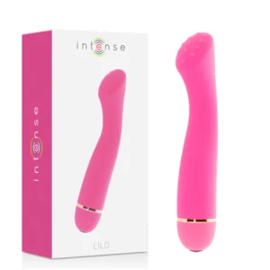 Intense Lilo 20-Speed Silicone Massager Pink 17.7cm Waterproof Ergonomic