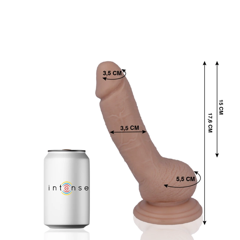 Mr Intense Model 8 Anatomical Intimate Machine, 17.6 x 3.5 cm, Natural